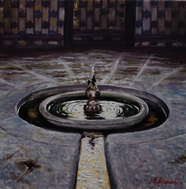 Alcazar Fountain by artist Jose Blanco